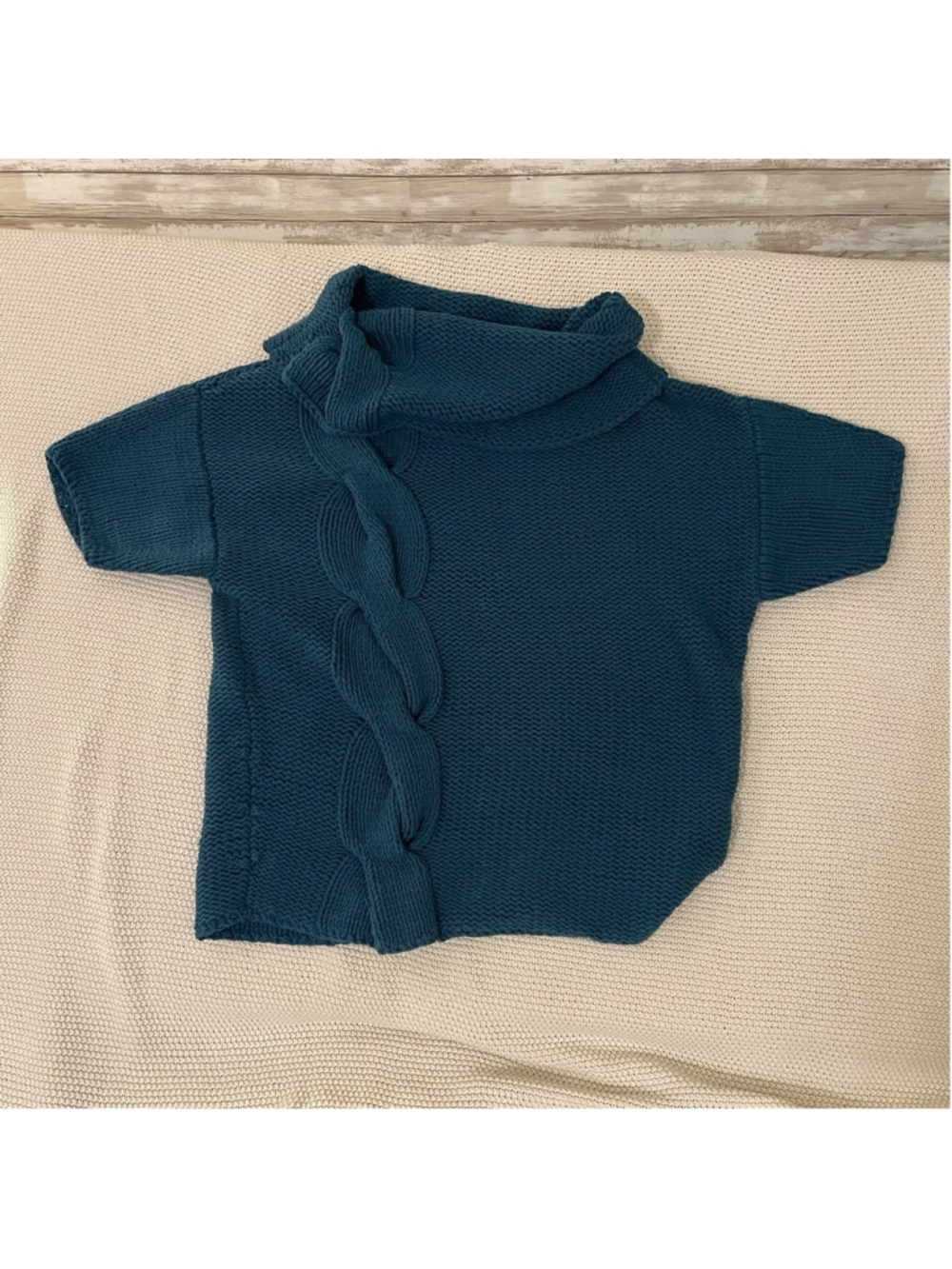 DKNYC Turquoise Knit Sweater